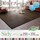 い草ラグ 191 × 191 30タイプから選べる国産ふっくら