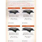 掛布団&敷布団2点セット 正方形(75×75cm)天板対応 しじら織り こたつ布団