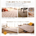 こたつ用掛布団 単品 正方形(75×75cm) スウェード調 フラワー