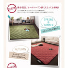 こたつ掛布団&敷布団2点セット 正方形(75×75cm)天板対応 パッチワーク