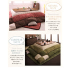 こたつ用掛布団 単品 正方形(75×75cm)天板対応 パッチワーク