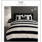 布団カバーセット 和式用 ダブル4点セット ボーダー カバーリング