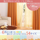 レースカーテン 2枚組 幅100 × 198 6色 × 54サイズから選べる 防炎 プライバシー