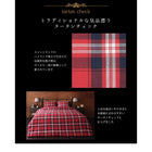ボックスシーツ 単品 ベッド用 ダブル タータンチェック柄 コットン100% カバーリング