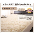 ボックスシーツ 単品 パッド一体型 コットン100%タオル ワイドキング