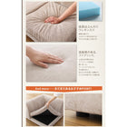 コーナーソファ 1人掛け+2人掛け+コーナー カバーリングフロアコーナーソファ&こたつ 布団