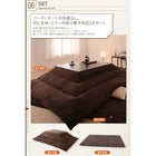 コーナーソファ 1人掛け+2人掛け+コーナー カバーリングフロアコーナーソファ&こたつ 布団