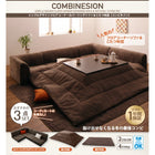 コーナーソファ 1人掛け+2人掛け+コーナー カバーリングフロアコーナーソファ&こたつ 布団