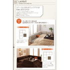 コーナーソファ 1人掛け+2人掛け+コーナー カバーリングフロアコーナーソファ&こたつ 布団