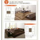 コーナーソファ 1人掛け+2人掛け+コーナー カバーリングフロアコーナーソファ&こたつ 布団