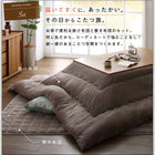 こたつ 掛け 敷布団 2点セット もっとボリュームタイプ 6尺 長方形 90×180 天板対応 マイクロファイバーフランネル