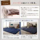 こたつ 掛け 敷布団 2点セット もっとボリュームタイプ 6尺 長方形 90×180 天板対応 マイクロファイバーフランネル