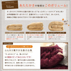 こたつ 円形 丸 掛け 敷布団 2点セット すっきりタイプ 円形直径205 直径80天板対応 マイクロファイバーフランネル