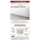 ベッド 収納 ガス式跳ね上げ セミダブル 薄型スタンダードボンネルコイル 横開き 深さ レギュラー お客様組立