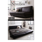 ソファベッド ふたり寝られる モダンデザイン 幅160cm