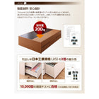 チェストベッド_大容量 フランスベッド マルチラススーパースプリング セミシングル