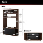 ハイタイプコーナーテレビボード