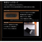 ローベッド ライト・コンセント 国産カバーポケットコイル シングル