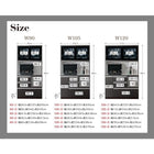 ダイニングボード 食器棚 幅90 モイス付き