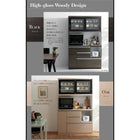 ダイニングボード 食器棚 幅90 モイス付き