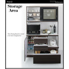 ダイニングボード 食器棚 幅90 モイス付き