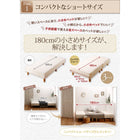 マットレスベッド ショート丈分割式 国産ポケット ベッドパッド・シーツセット付き シングル ショート丈 脚15cm