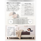 ホテルダブルクッション 脚付きマットレスボトムベッド スタンダードポケットコイル シングル