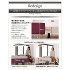 ホテルダブルクッション 脚付きマットレスボトムベッド スタンダードポケットコイル シングル