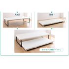 親子ベッド 薄型軽量ボンネルコイル 下段ベッド シングル ショート丈