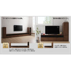 テレビボード テレビ台 収納付き TVボード TV台 3点セット(テレビボード+キャビネット×2) 木扉 幅140