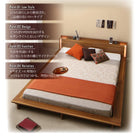 ローベッド ライト・棚・コンセント スタンダードボンネルコイル シングル