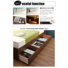 収納ベッド 国産ボンネルコイル セミダブル