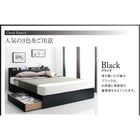 収納ベッド 棚・4口コンセント スタンダードポケットコイル ダブル