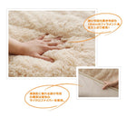 掛布団&敷布団2点セット 正方形(75×75cm)天板対応ラビットファータッチ