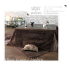 掛布団&敷布団2点セット 4尺長方形(80×120cm)天板対応ラビットファータッチ