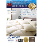 羽毛掛布 単品 セミダブル 洗える フランス産ダックダウン90% 日本製 防カビ消臭