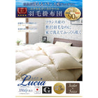 羽毛掛布 単品 セミダブル 洗える フランス産ダックダウン90% 日本製 防カビ消臭