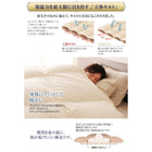 羽毛掛布 単品 セミダブル 洗える フランス産ダックダウン90% 日本製 防カビ消臭