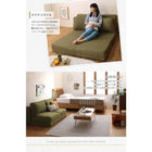 ソファベッド 人気 コンパクト スペース活用3WAY フロア 幅120cm