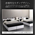 収納ベッド 国産カバーポケットコイル シングル 棚・コンセント