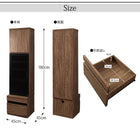 キャビネット 幅45 ガラス扉 ハイタイプテレビボードシリーズ グラスライン
