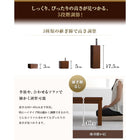 こたつテーブル 単品 4尺長方形(80×120cm)5段階高さ調整