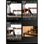 こたつテーブル単品 4尺長方形(80×120cm) 3段階高さ調整