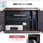 テレビボード ハイタイプ コーナー 2点セット(テレビボード+キャビネット)