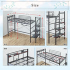 ロフトベッド ハイタイプ 階段付き シンプルタイプ シングル