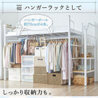 ロフトベッド ハイタイプ 階段付き シンプルタイプ シングル