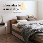 収納ベッド 北欧ヴィンテージ 三つ折りウレタン ダブル