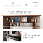 コーナーテレビボード 大型テレビ対応ハイタイプ