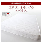 すのこベッド ポケットコイル シングル 棚・コンセント付き レザー