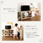 ドレッサー・スツールセット テレビも置ける キャビネット付き伸縮デスクドレッサー